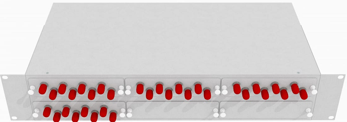 Кросс оптический стоечный  TopLAN КРС-Top-2U-36FC/U-OS2-GY 763310
