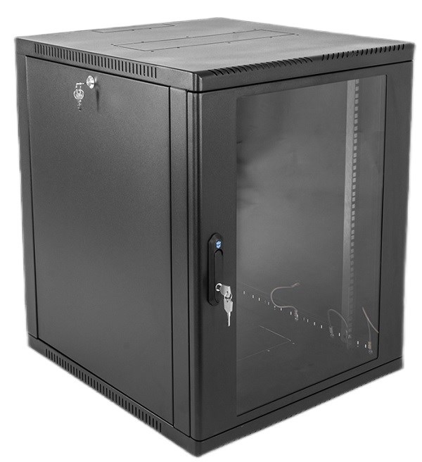 Шкаф настенный 19", 12U ЦМО ШРН-12.650-9005 1138752