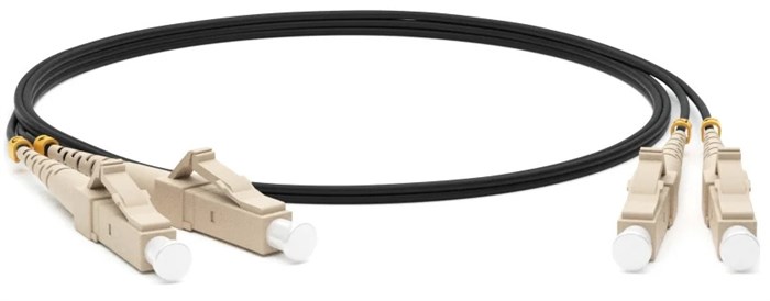 Кабель патч-корд волоконно-оптический Vimcom LC-LC duplex 50/125 2m 1112888