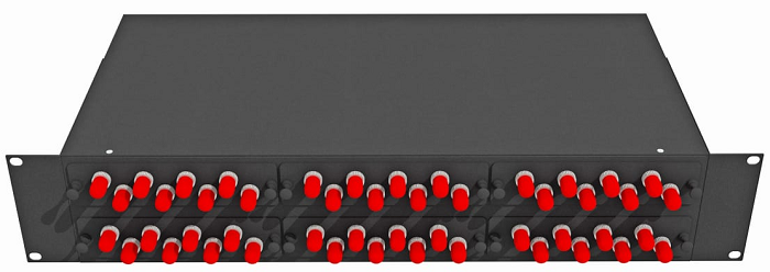 Кросс оптический стоечный  TopLAN КРС-Top-2U-48ST/U-OS2-BK 649078