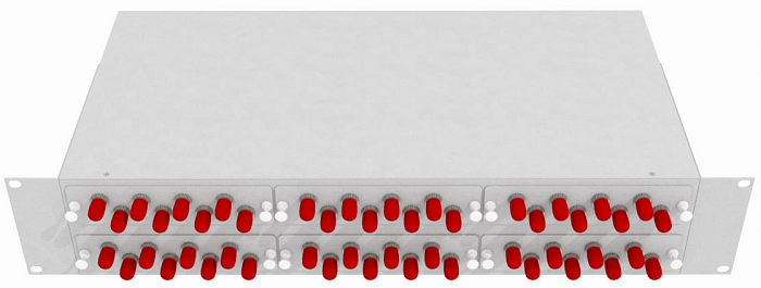 Кросс оптический стоечный  TopLAN КРС-Top-2U-48ST/U-OS2-GY 649077