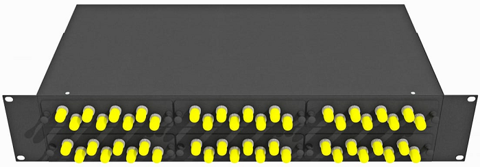 Кросс оптический стоечный  TopLAN КРС-Top-2U-48ST/U-OM2-BK 649080