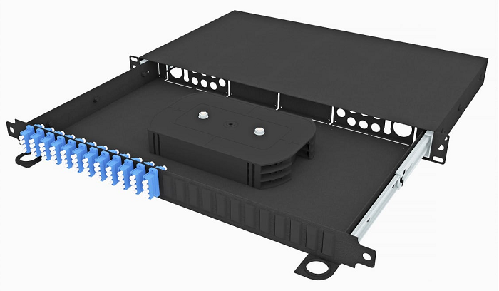 Кросс оптический стоечный  TopLAN КРСв-Top-1U-48LC/U-OS2-BK 649164