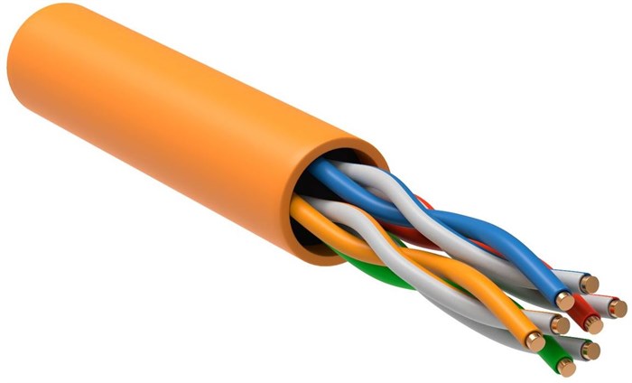 Кабель витая пара U/UTP 5 кат. 4 пары ITK LC1-C5E04-127-T-P-R 1164277