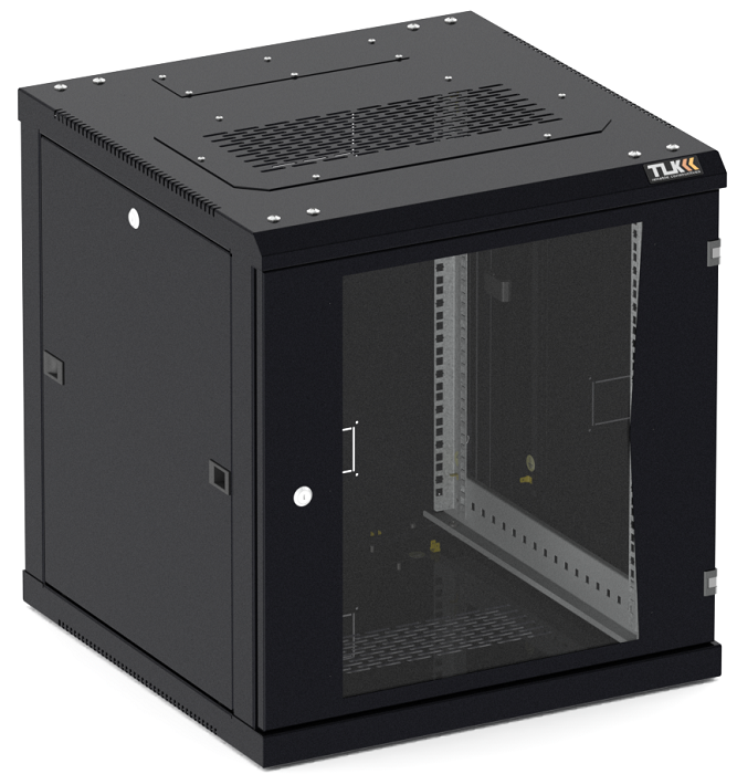 Шкаф настенный 19", 12U TLK TWC-126045-R-G-BK 791705