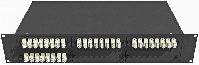 Кросс оптический стоечный  TopLAN КРС-Top-2U-64LC/U-OM2-BK 649090