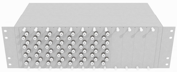 Кросс оптический стоечный  TopLAN КРС-Top-3U-64FC/U-OM2-GY 649084