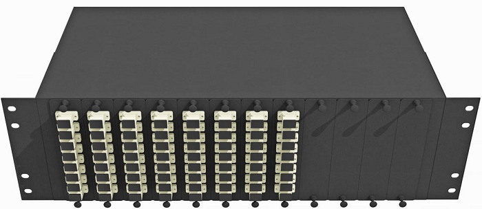 Кросс оптический стоечный  TopLAN КРС-Top-3U-64SC/U-OM2-BK 649097