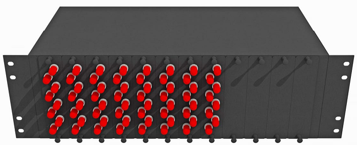 Кросс оптический стоечный  TopLAN КРС-Top-3U-64ST/U-OS2-BK 649104