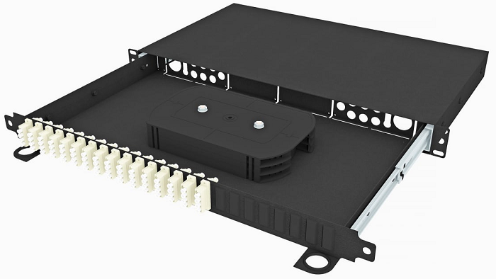 Кросс оптический стоечный  TopLAN КРСв-Top-1U-64LC/U-OM2-BK 649168