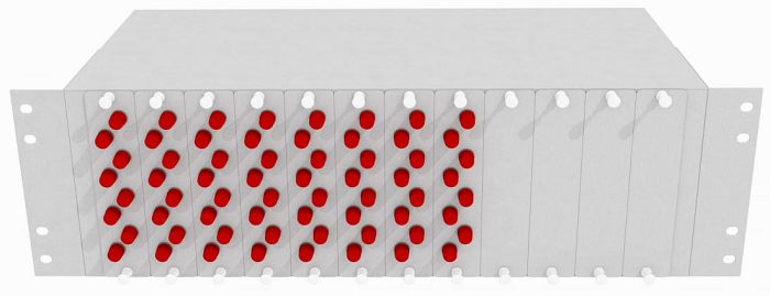 Кросс оптический стоечный  TopLAN КРС-Top-3U-72FC/U-OS2-GY 763311