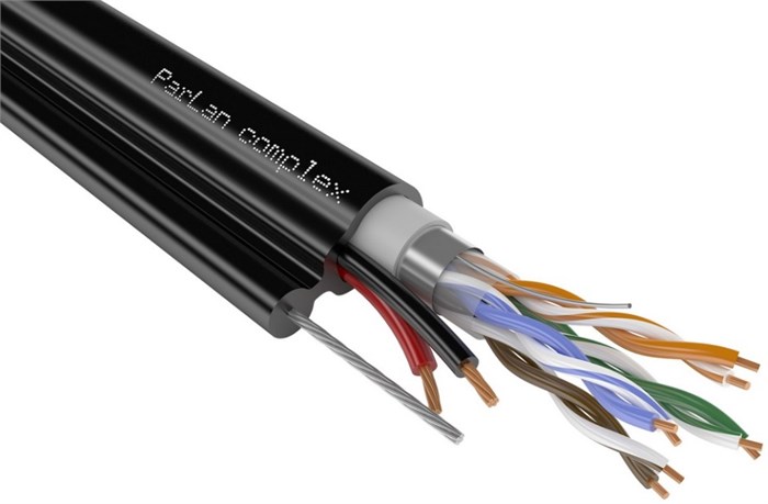 Кабель  Паритет F/UTP4 Cat5e PVC/PEtr 2х0,75 1021157