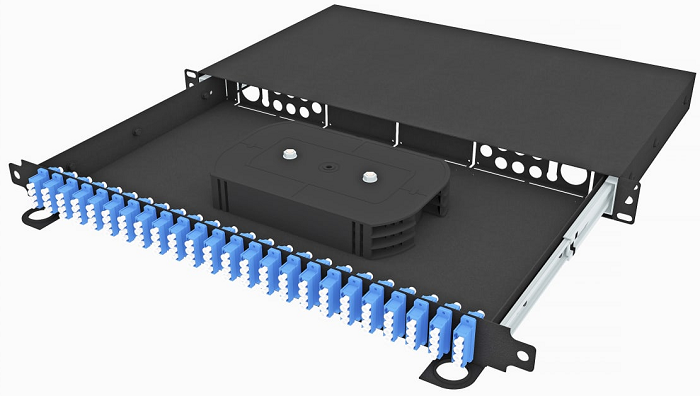Кросс оптический стоечный  TopLAN КРСв-Top-2U-96LC/U-OS2-BK 763314