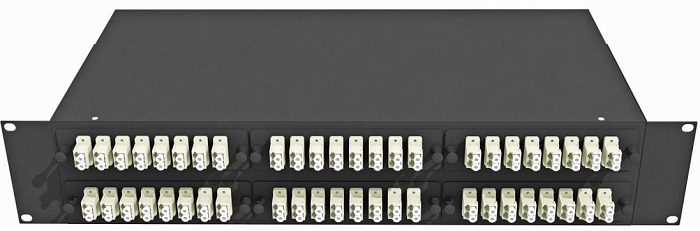 Кросс оптический стоечный  TopLAN КРС-Top-2U-96LC/U-OM2-BK 649131