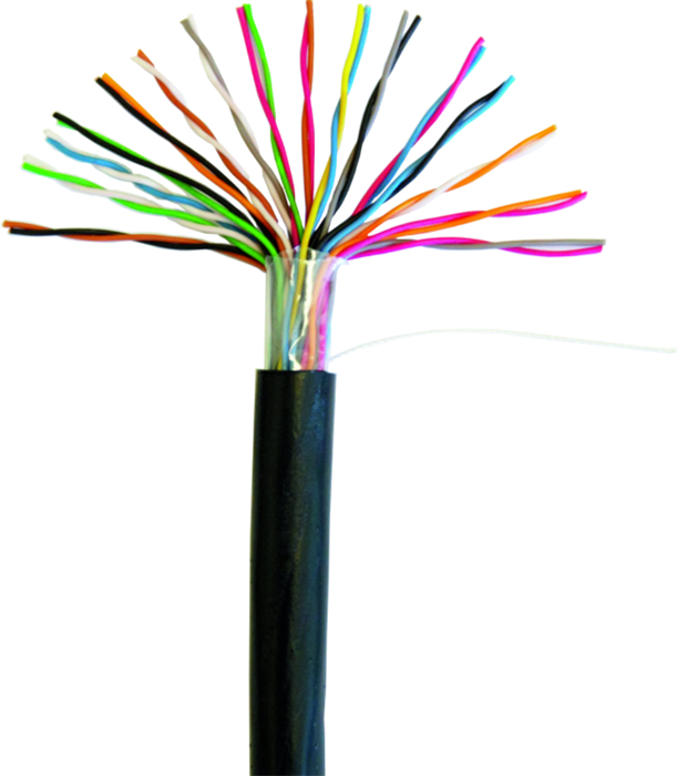 Кабель витая пара U/UTP 5 кат. 16 пар Netlan EC-UU016-5-PE-BK-3 596222