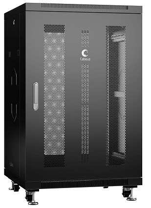 Шкаф напольный 19", 22U Cabeus ND-05C-22U60/80-BK 552683