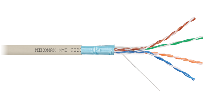 Кабель витая пара F/UTP 5e кат. 4 пары NikoMax NMC 9200L-IY 1093622