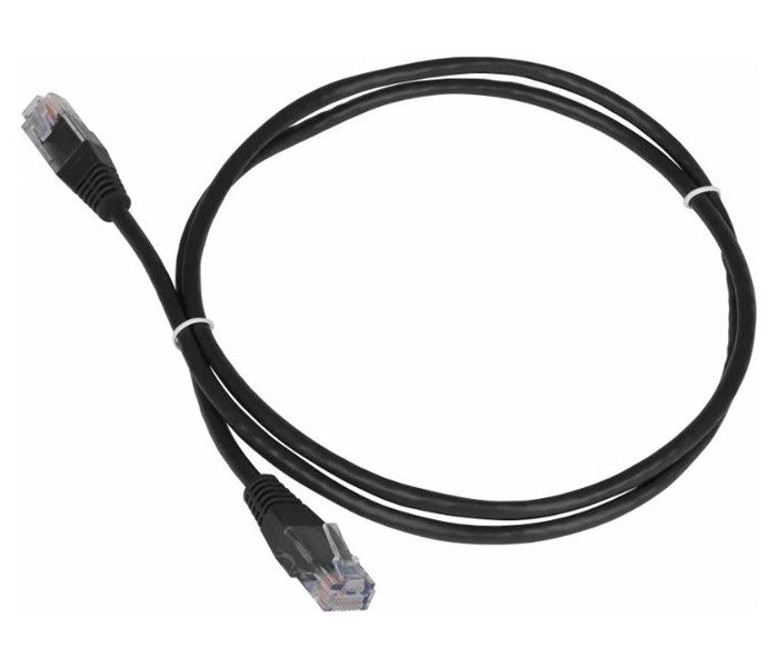 Кабель патч-корд U/UTP 5e кат. 20м TWT TWT-45-45-20-BK 618528