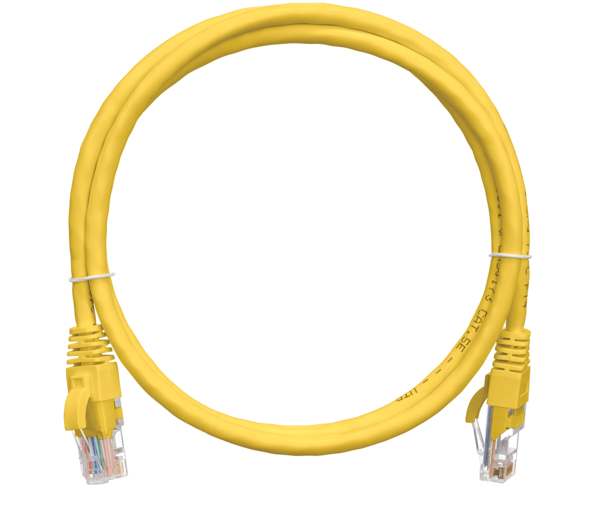 Кабель патч-корд U/UTP 5e кат. 5м NikoMax NMC-PC4UD55B-050-YL 404421