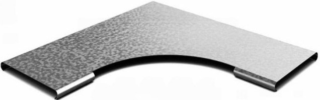 Крышка на угол гориз. 90°  Ostec КУПТП90-50-0,7-R100-СЦ 914708