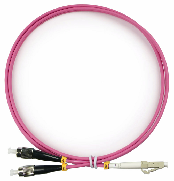 Патч-корд волоконно-оптический TopLAN DPC-TOP-OM4-FC/P-LC/P-1.0 795396