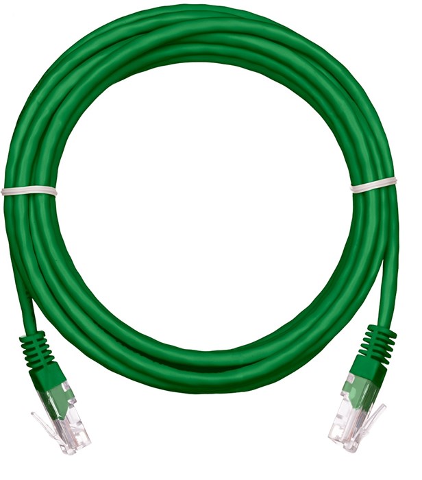 Кабель патч-корд U/UTP 5e кат. 1.5м Netlan EC-PC4UD55B-BC-PVC-015-GN-10 956867