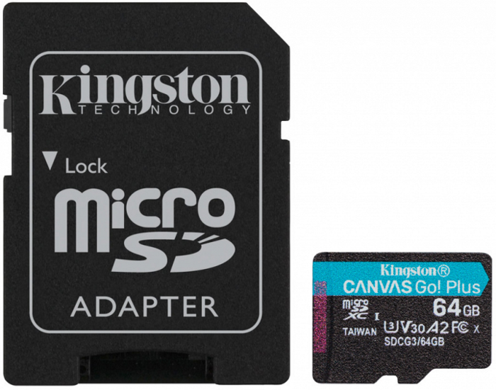 Карта памяти MicroSDXC 64GB Kingston SDCG3/64GB 762965