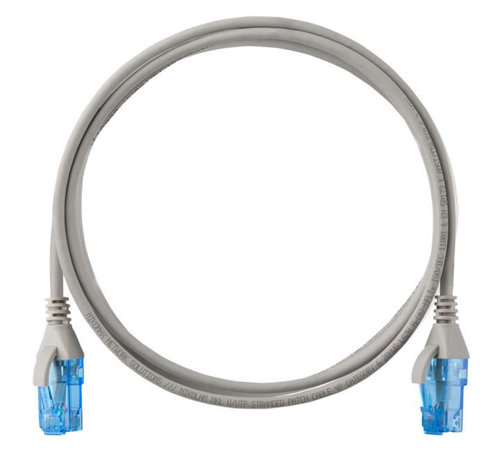Кабель патч-корд U/UTP 6 кат. 5м NikoMax NMC-PC4UE55B-050-SL-C-GY 913329
