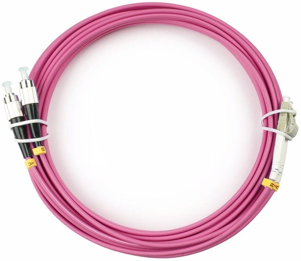 Патч-корд волоконно-оптический Cabeus FOP-50-OM4-LC-FC-5m 728630