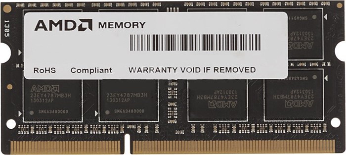 Модуль памяти SODIMM DDR3 8GB AMD R538G1601S2S-U 700301