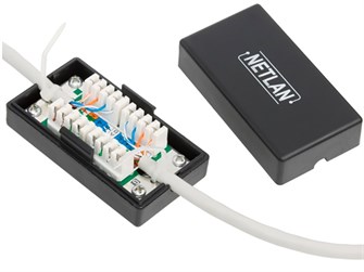 Адаптер проходной  Netlan EC-UCB-IDC-UD2-BK-10 596272