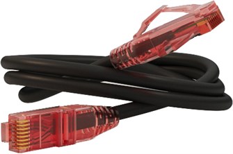 Кабель патч-корд U/UTP 5e кат. 5м Hyperline PC-LPM-UTP-RJ45-RJ45-C5e-5M-LSZH-BK 444308