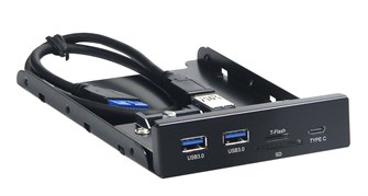 Планка  Gembird FP3.5-USB3-2A1C-CR 1083215