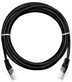 Кабель патч-корд U/UTP 5e кат. 2м Netlan EC-PC4UD55B-BC-PVC-020-BK-10 956868