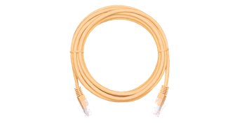 Кабель патч-корд U/UTP 5e кат. 2м Netlan EC-PC4UD55B-BC-PVC-020-OR-10 596261