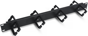 Кабельный организатор  Cabeus JB08-1U-45-BK 865456