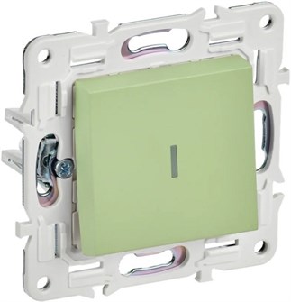 Выключатель одноклавишный с подсветкой  IEK SK-V10-1-10-K06 1157286