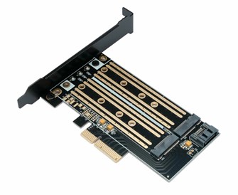 Адаптер  Gembird MF-PCIE-NVME-SATA 1106357