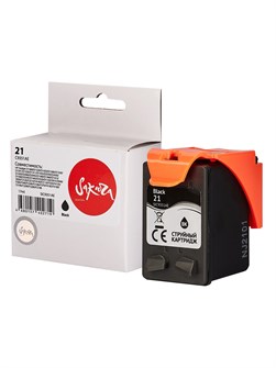 Картридж струйный Sakura C9351AE (№21 Black) 986715