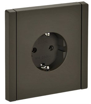 Розетка с заземлением  IEK FP-R11-16-1-K03 1158184