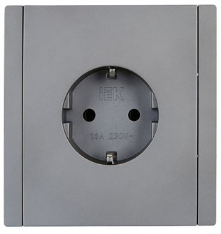 Розетка с заземлением  IEK FP-R11-16-1-K46 1158141