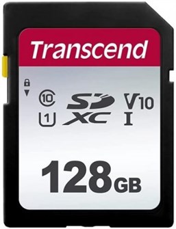 Карта памяти SDXC 128GB Transcend TS128GSDC300S 631785