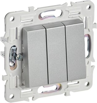 Выключатель трехклавишный  IEK SK-V30-0-10-K23 1157966