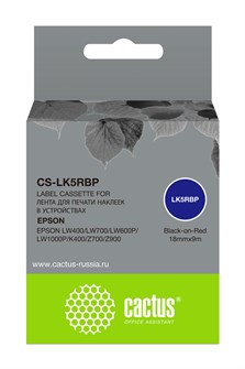 Картридж ленточный Cactus CS-LK5RBP 1017209