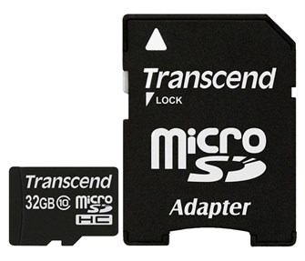 Карта памяти MicroSDHC 32GB Transcend TS32GUSDHC10 238212
