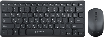 Клавиатура и мышь Wireless Gembird KBS-9100 881553