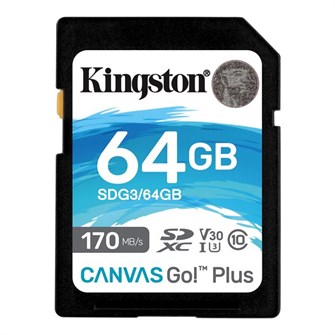 Карта памяти SDXC 64GB Kingston SDG3/64GB 762972