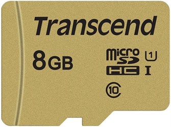Карта памяти MicroSDHC 8GB Transcend TS8GUSD500S 631776
