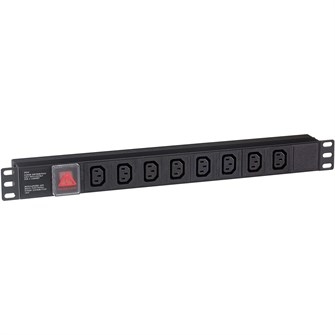 Блок розеток  Exegate ServerPro PDU-19H808 Al-8C13-C14-SW 1041324