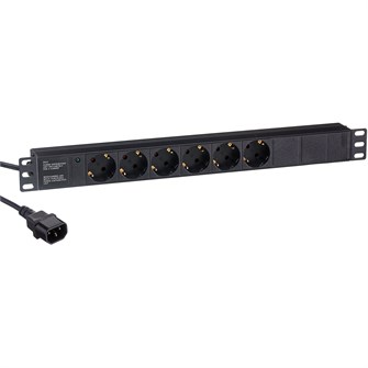 Блок розеток  Exegate ServerPro PDU-19H604 Al-6S-C14-2.5CU 1041307